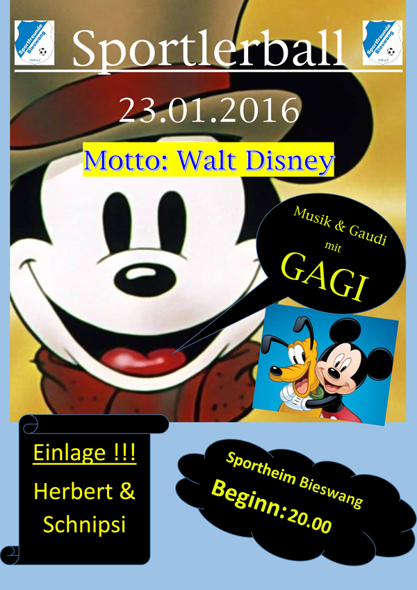 Plakat Fasching 2016